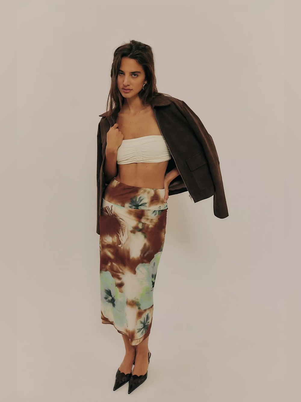 Free People Women's Sunset Mesh Maxi Skirt